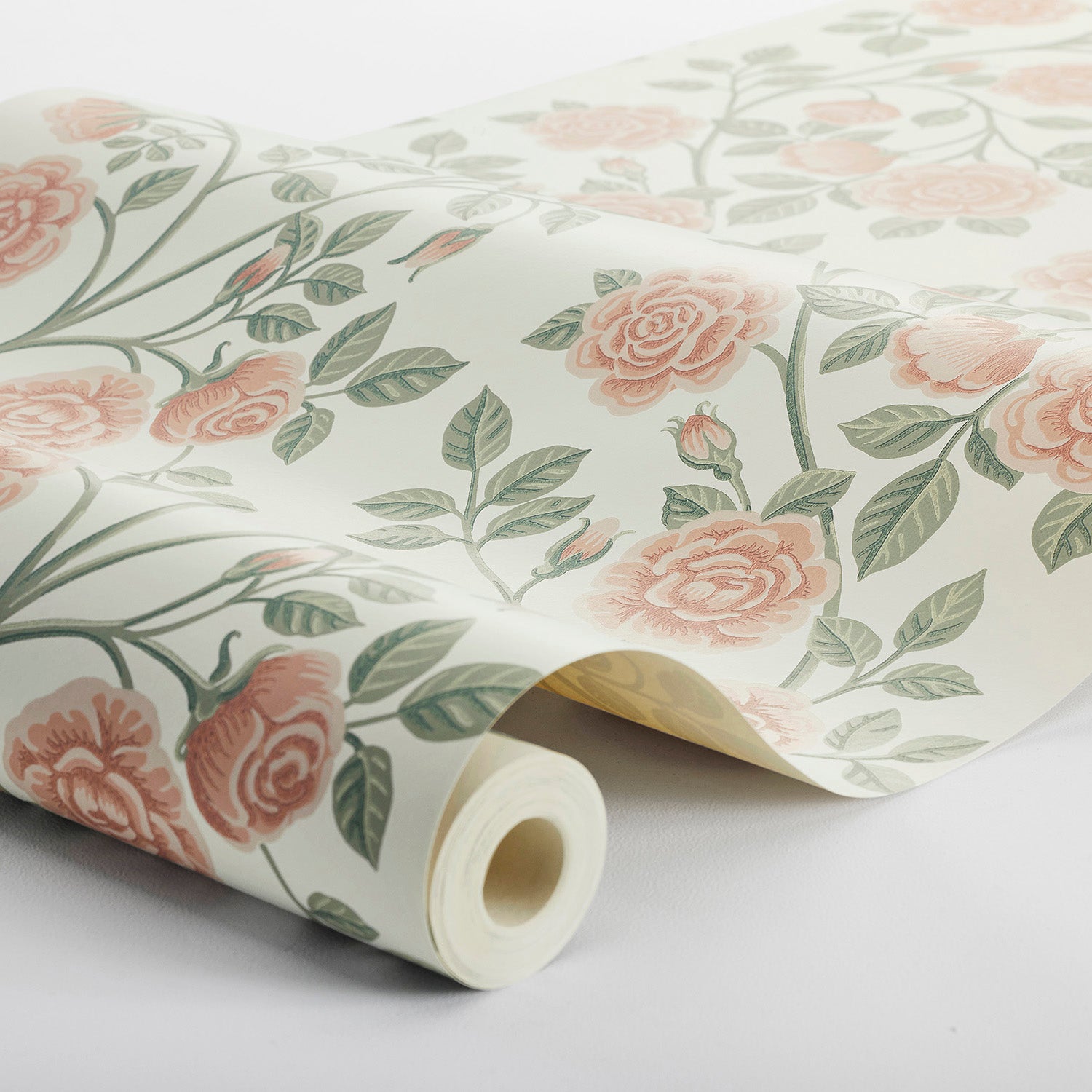 Elsa Wallpaper in rose color - pattern number 6958 - by Schumacher in the Borastapeter collection