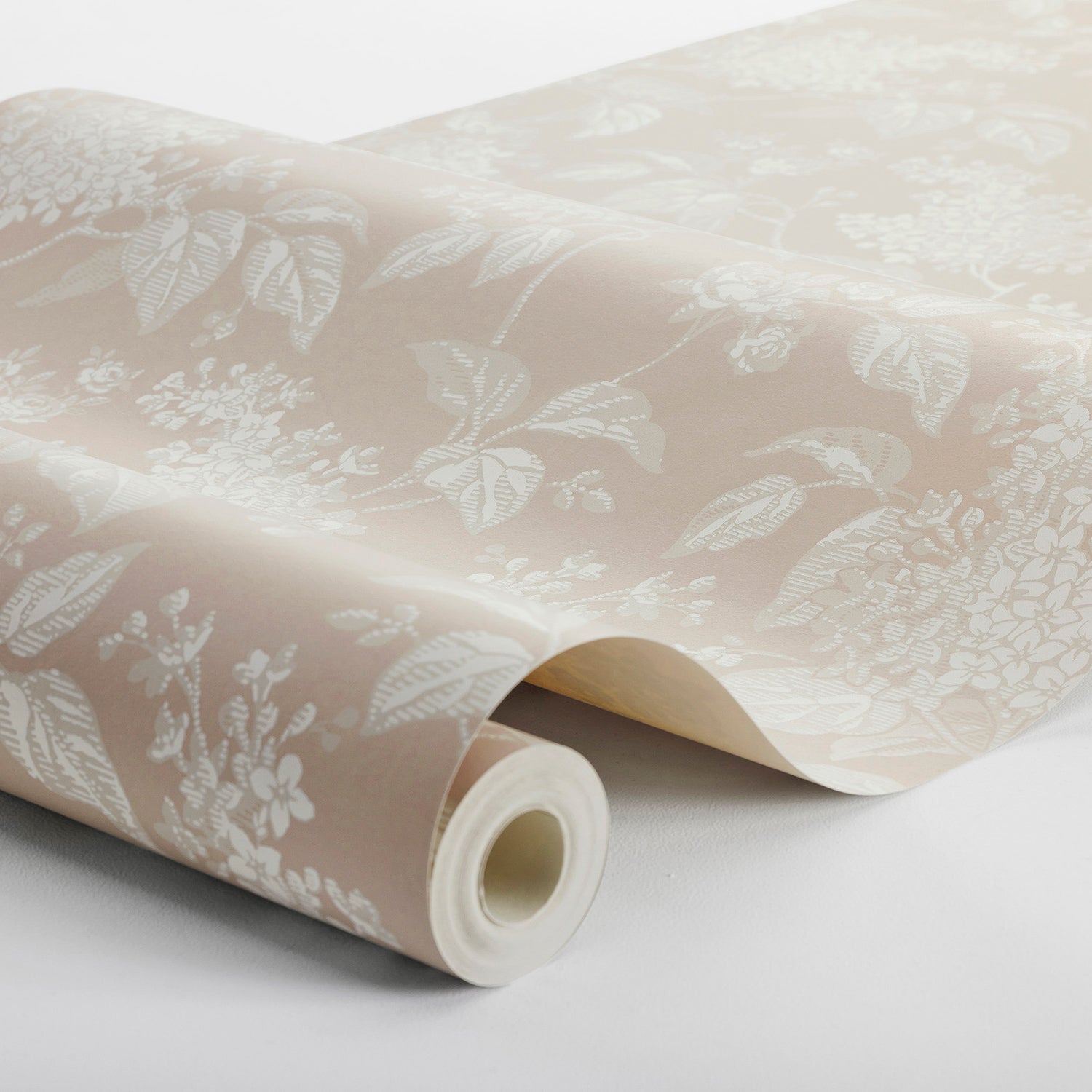 Syren Wallpaper in blush color - pattern number 6965 - by Schumacher in the Borastapeter collection