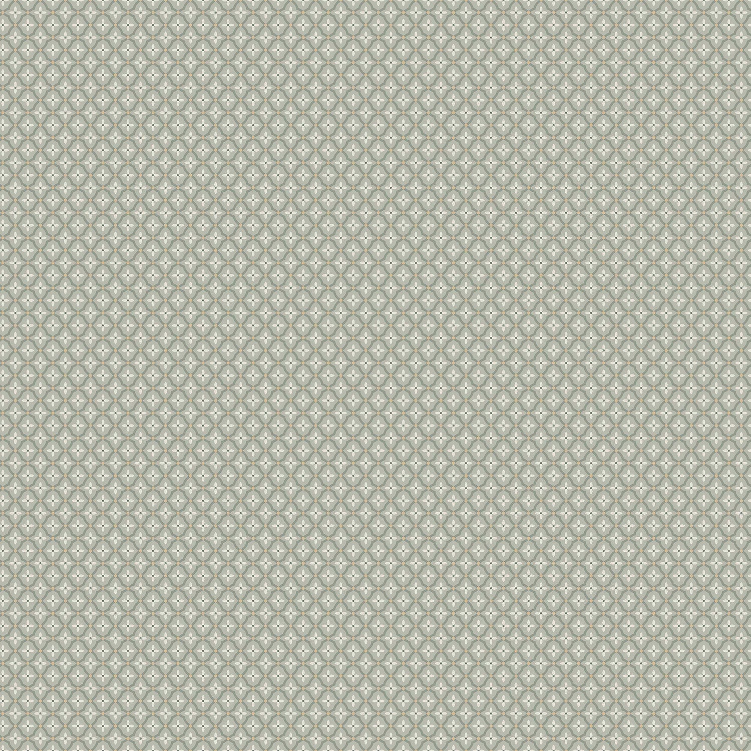Selma Wallpaper in sage and gold color - pattern number 6966 - by Schumacher in the Borastapeter collection
