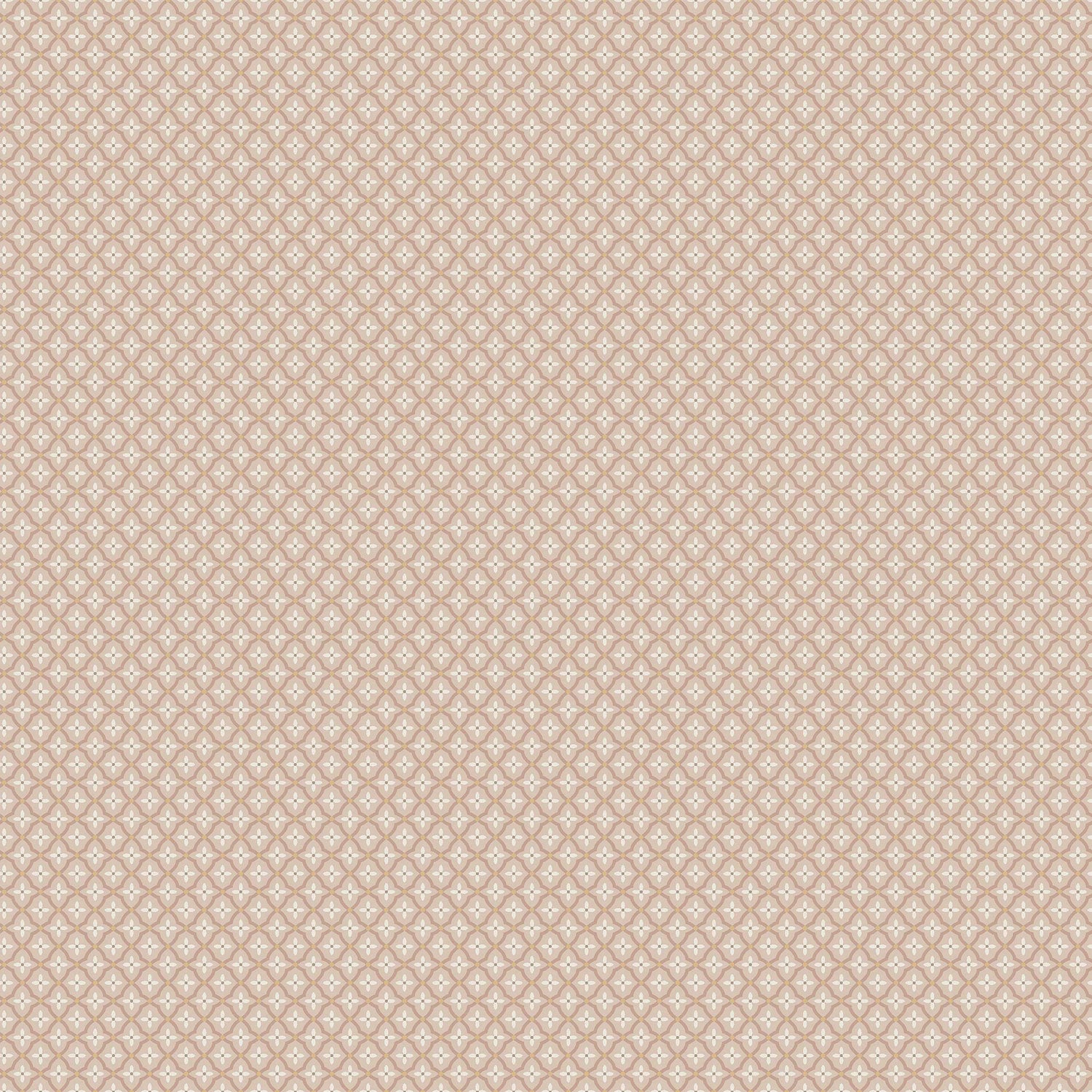 Selma Wallpaper in blush and gold color - pattern number 6968 - by Schumacher in the Borastapeter collection