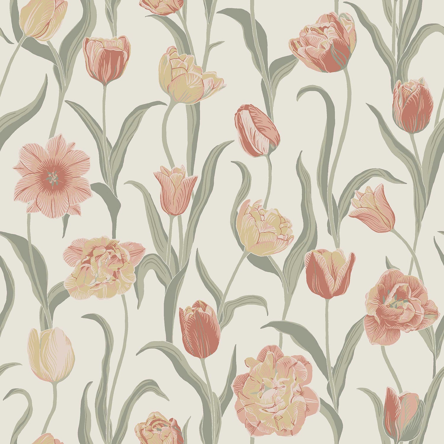 La Belle Epoque Wallpaper in rose color - pattern number 6969 - by Schumacher in the Borastapeter collection