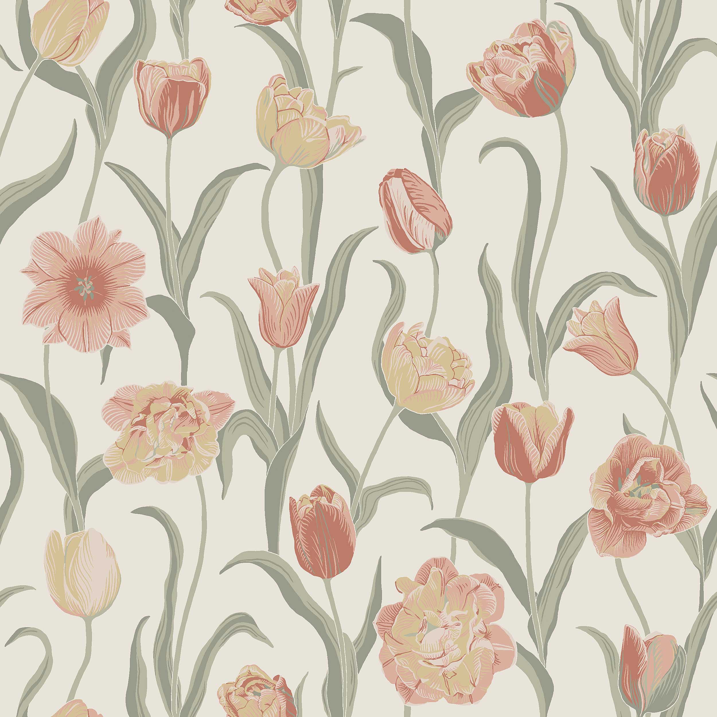 La Belle Epoque Wallpaper in rose color - pattern number 6969 - by Schumacher in the Borastapeter collection