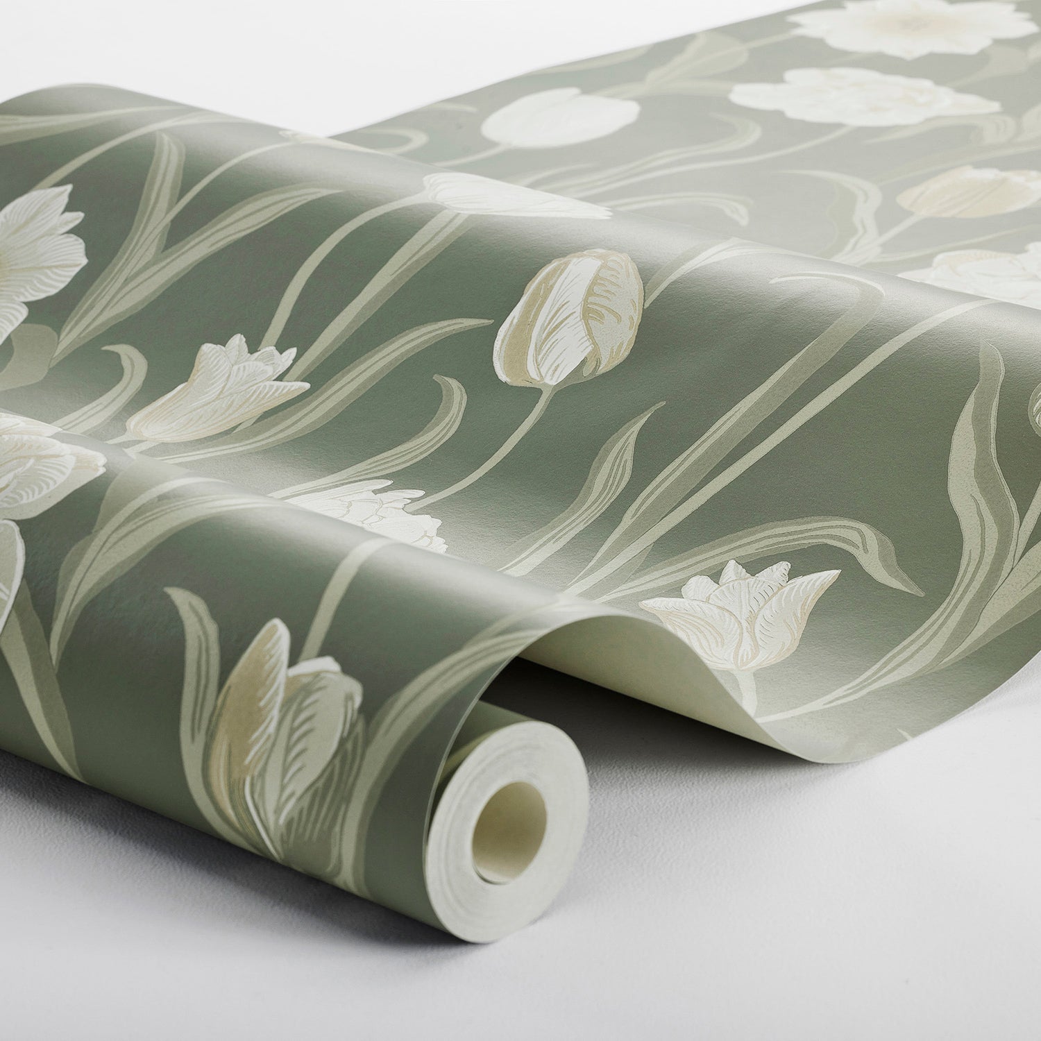 La Belle Epoque Wallpaper in jade color - pattern number 6971 - by Schumacher in the Borastapeter collection