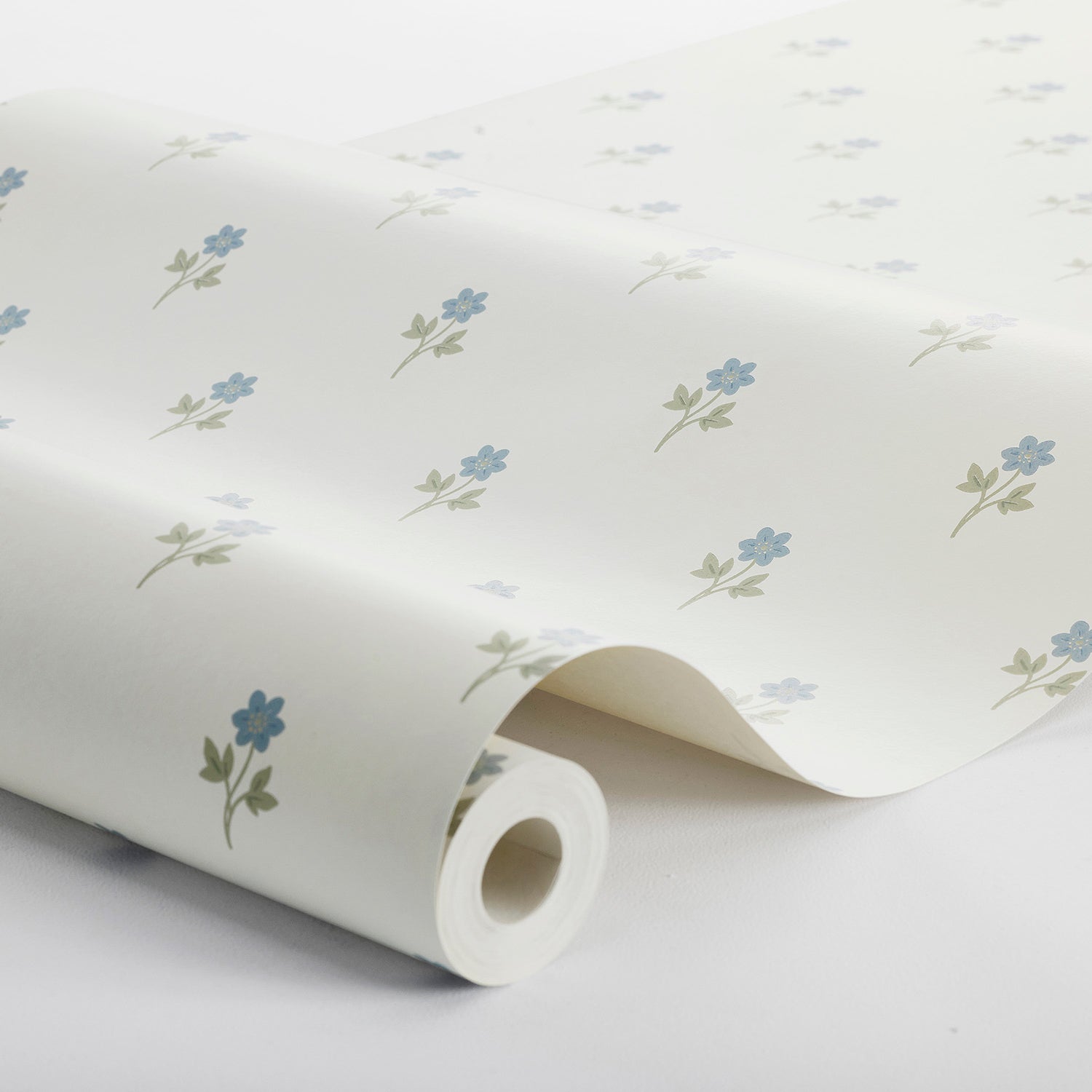 Anemone By Boråstapeter Wallpaper in blue color - pattern number 6974 - by Schumacher in the Borastapeter collection