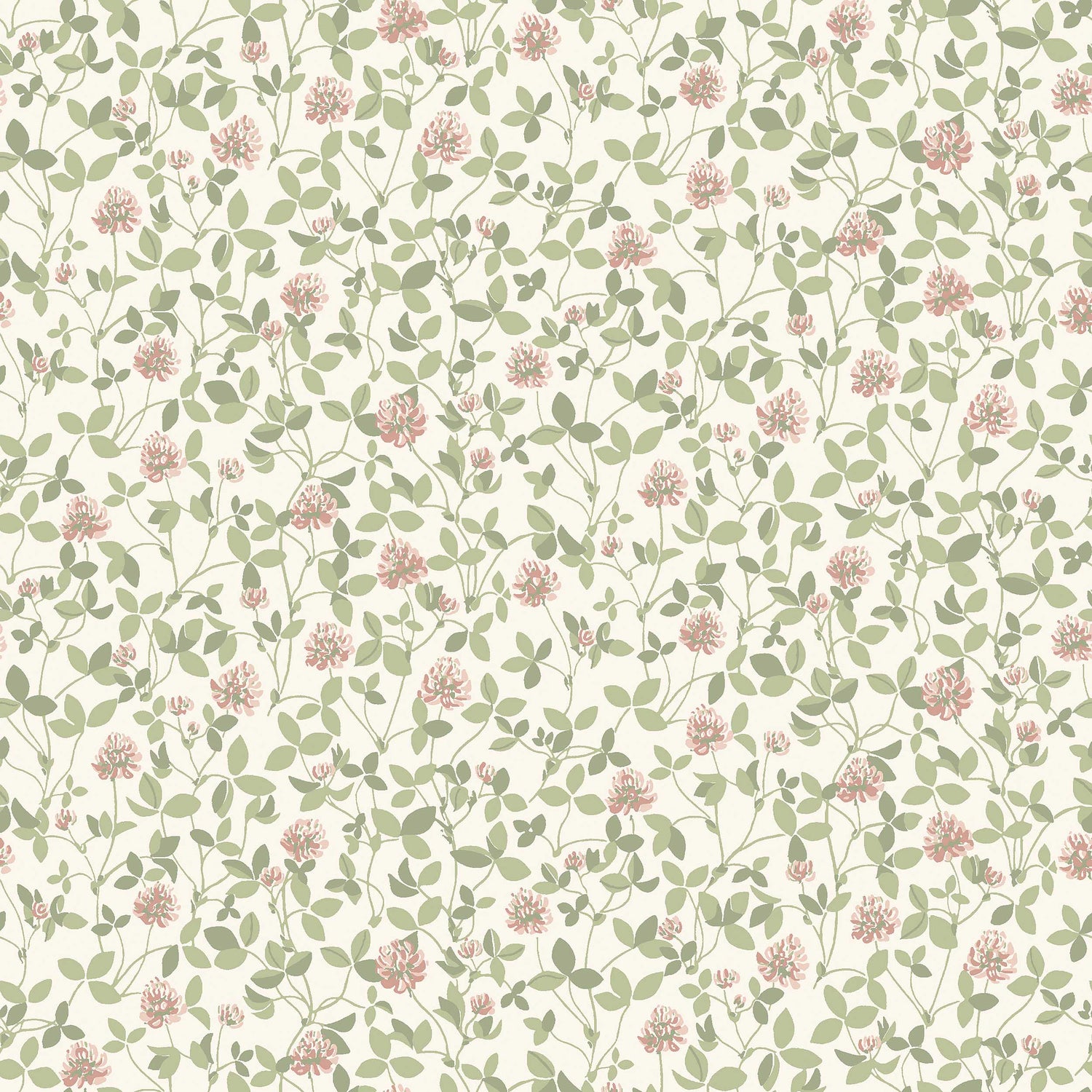 Klöver Wallpaper in leaf color - pattern number 6978 - by Schumacher in the Borastapeter collection