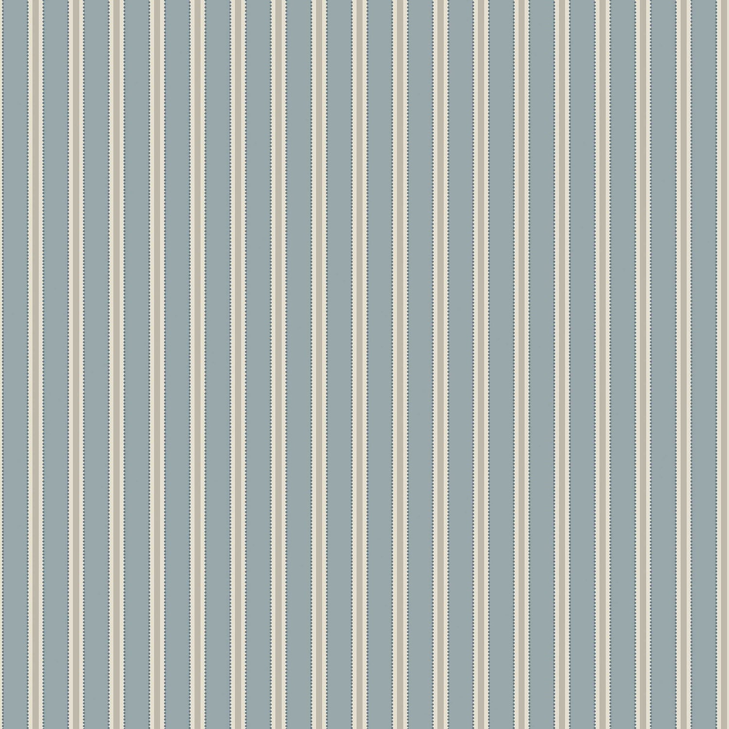 Pärlrand Wallpaper in blue color - pattern number 6981 - by Schumacher in the Borastapeter collection