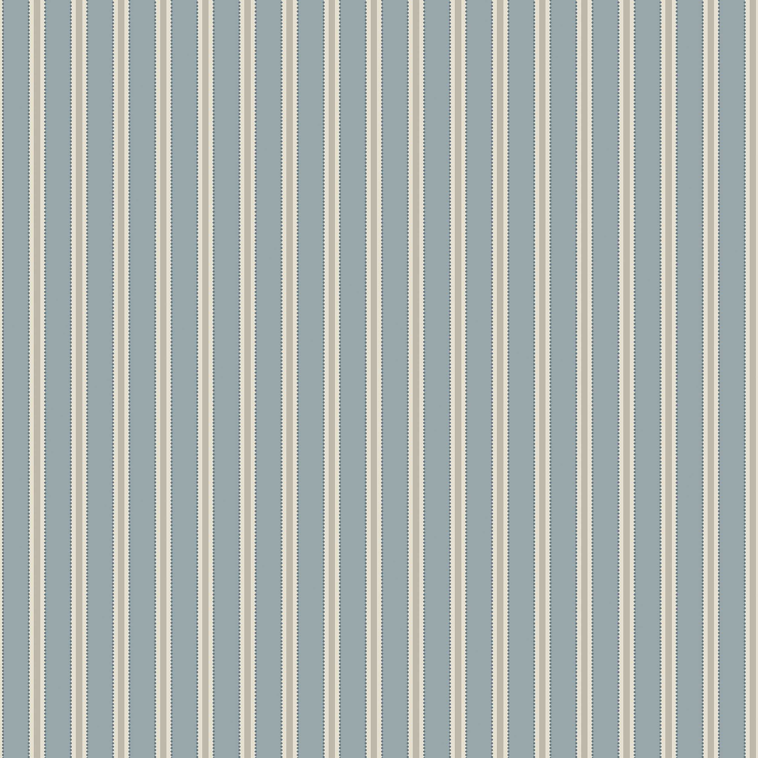 Pärlrand Wallpaper in blue color - pattern number 6981 - by Schumacher in the Borastapeter collection