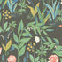 Spring Garden wallpaper in charcoal multi color - pattern number 7219 - by Schumacher in the Borastapeter collection