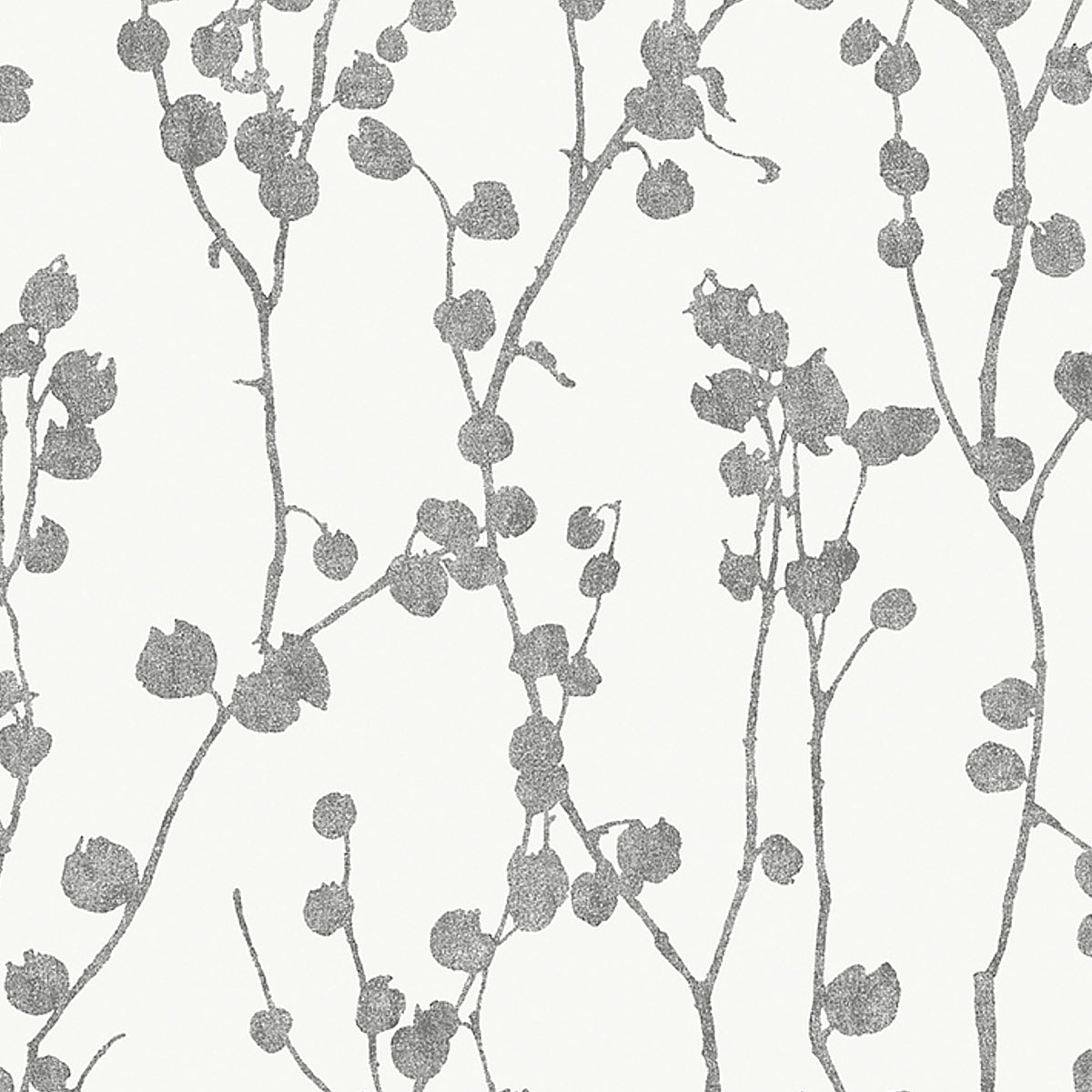 Disa wallpaper in charcoal color - pattern number 7425 - by Schumacher in the Borastapeter collection