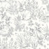 Forest Friends fabric in ivory color - pattern number 7478 - by Schumacher in the Borastapeter collection