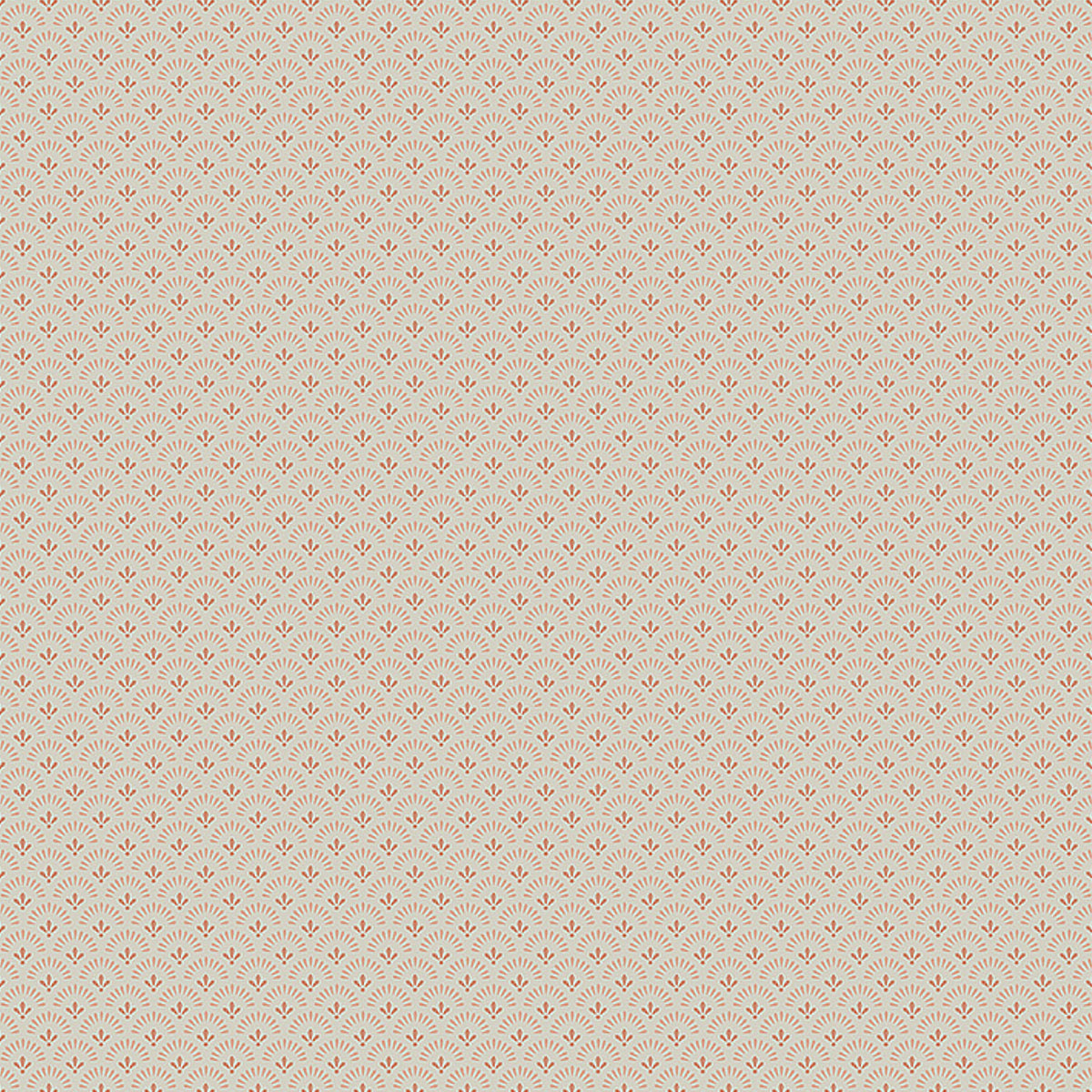 Daisy wallpaper in clay color - pattern number 7656 - by Schumacher in the Borastapeter collection