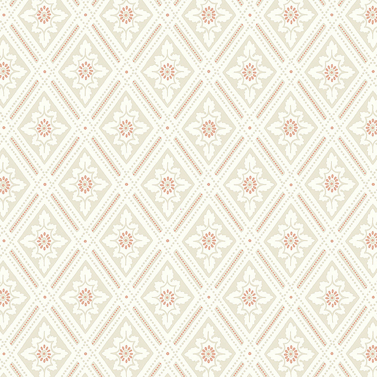 Ester wallpaper in natural color - pattern number 7660 - by Schumacher in the Borastapeter collection