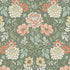 Dahlia Garden wallpaper in green color - pattern number 7666 - by Schumacher in the Borastapeter collection