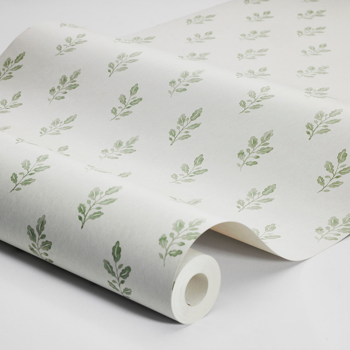 Little Oak Wallpaper in green color - pattern number 7776 - by Schumacher in the Borastapeter collection