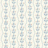 Flower Buds Wallpaper in blue color - pattern number 7779 - by Schumacher in the Borastapeter collection