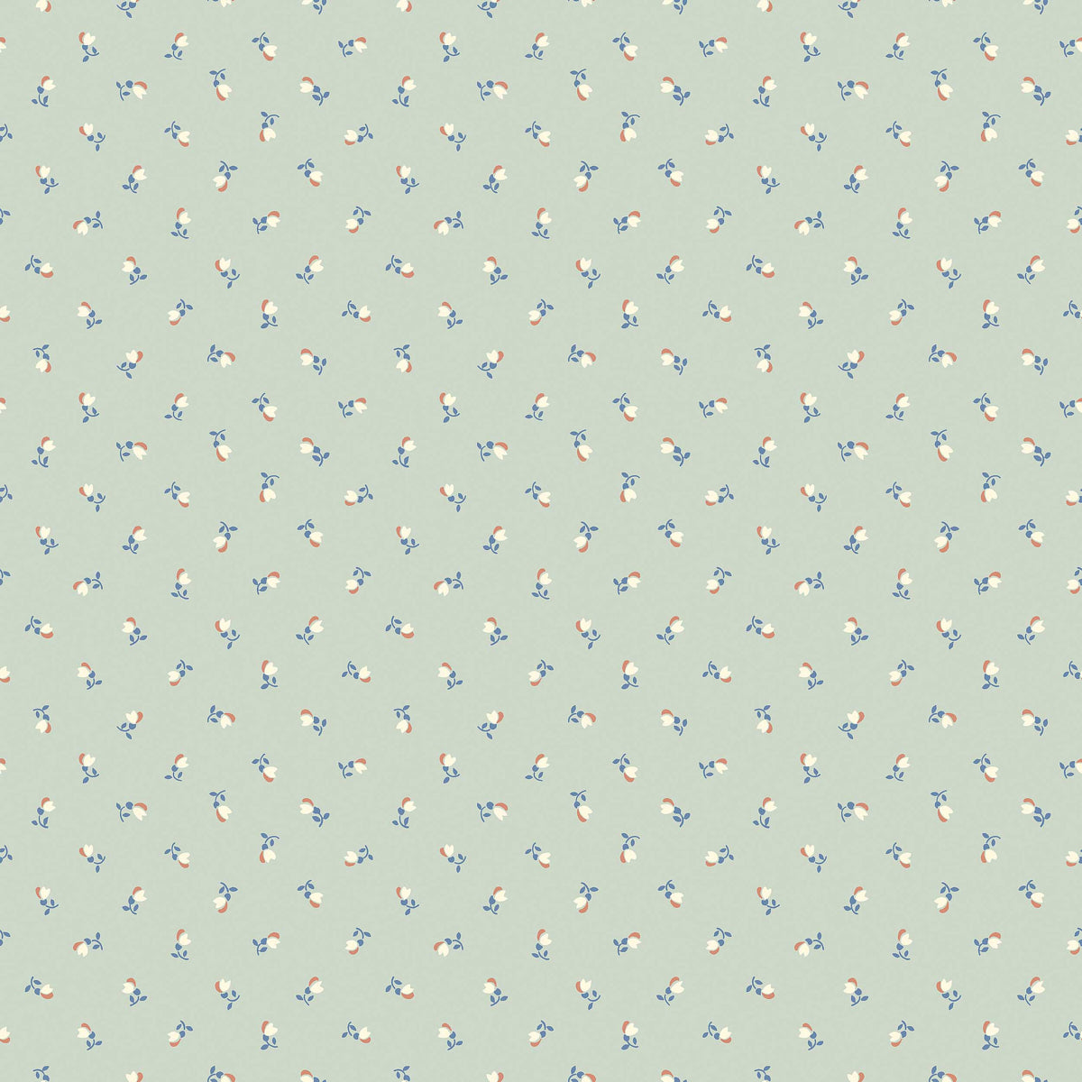 Petite Chérie Wallpaper in aqua color - pattern number 7782 - by Schumacher in the Borastapeter collection