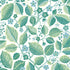 Elm Tree Wallpaper in blue and green color - pattern number 7784 - by Schumacher in the Borastapeter collection