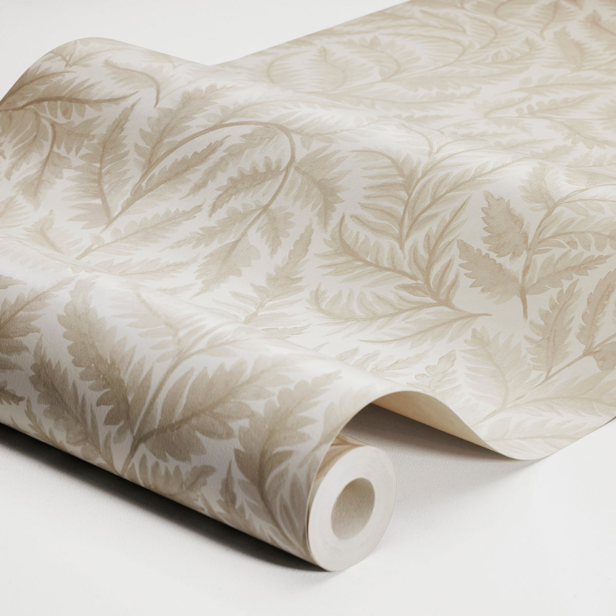 Ferns Wallpaper in natural color - pattern number 7789 - by Schumacher in the Borastapeter collection
