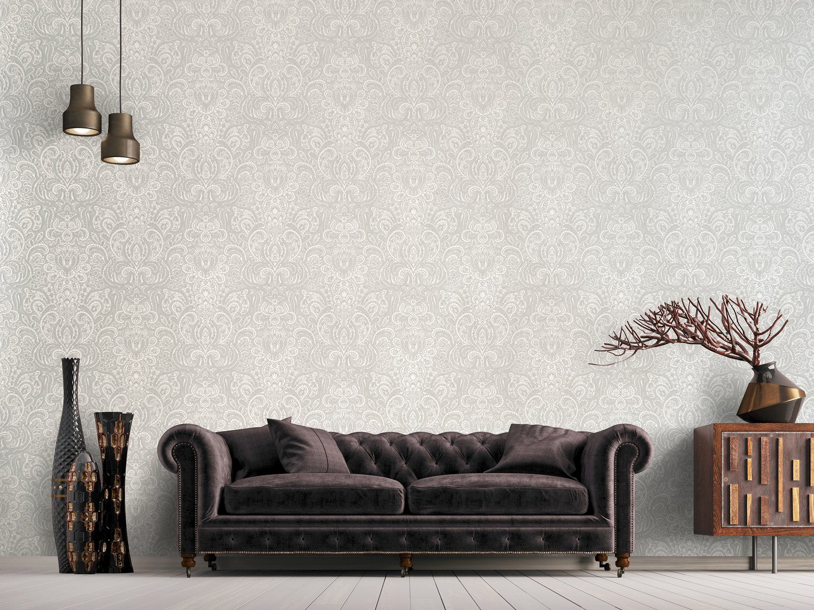 Aphrodite wallpaper in cream color - pattern number 81195 - by Galerie in the Adonea collection
