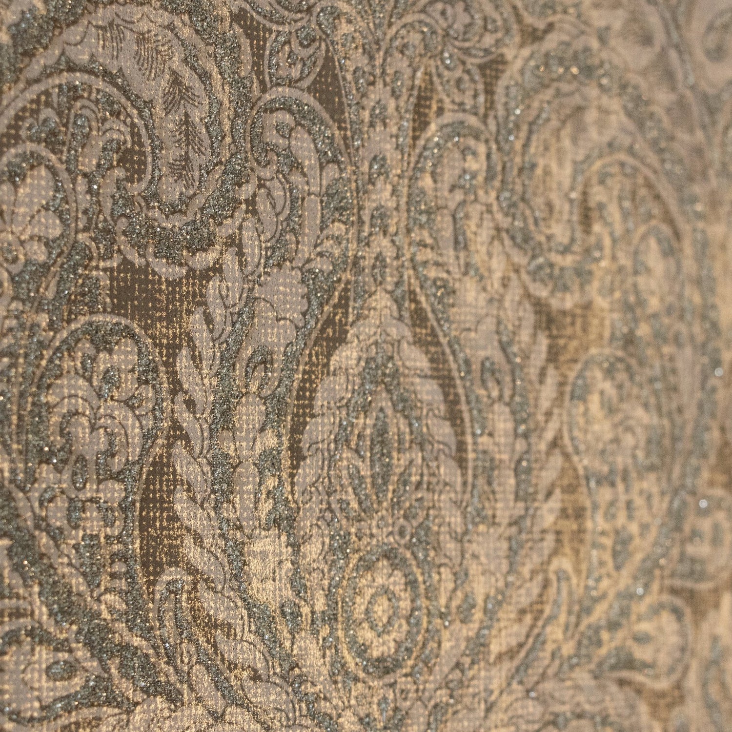 Aphrodite wallpaper in bronze brown color - pattern number 81196 - by Galerie in the Adonea collection