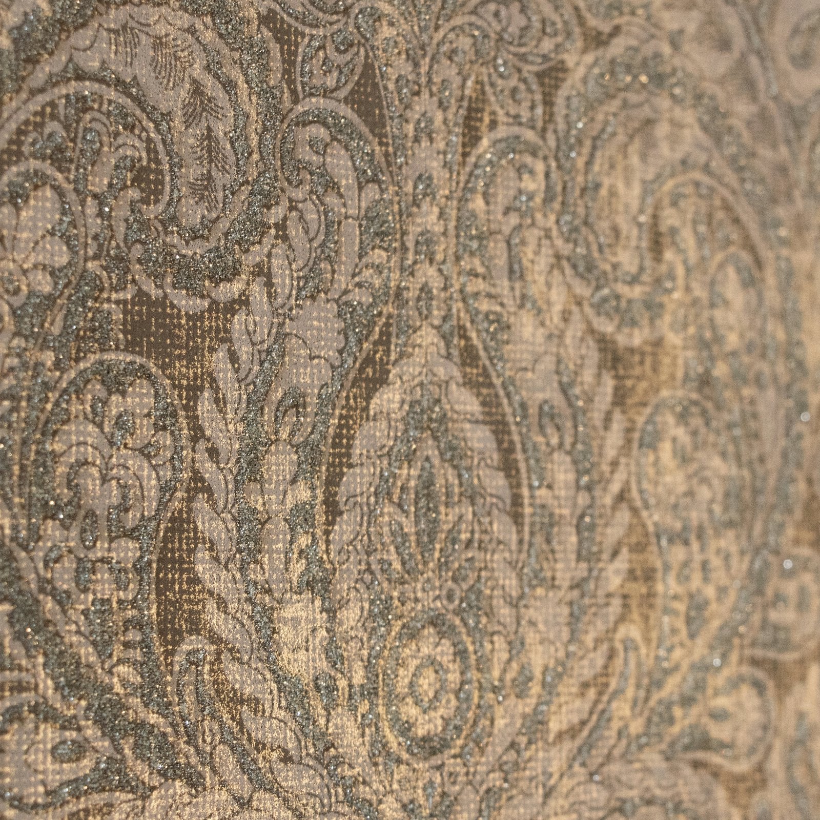 Aphrodite wallpaper in bronze brown color - pattern number 81196 - by Galerie in the Adonea collection