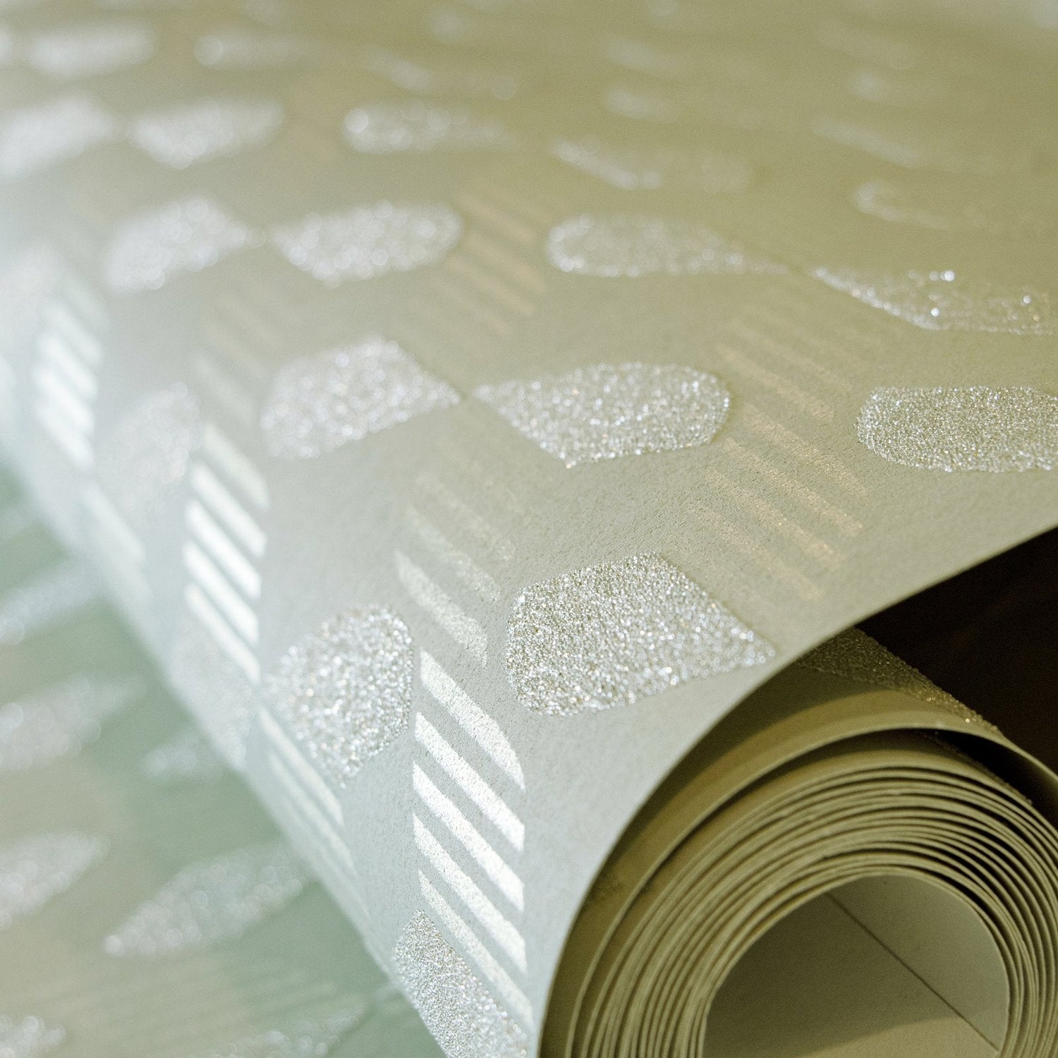 Venus Sage Green wallpaper in green color - pattern number GH81215-23 - by Galerie in the Universe collection