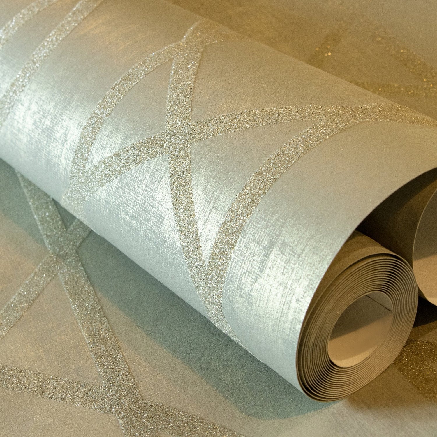 Saturn Sage Green wallpaper in green color - pattern number GH81221-23 - by Galerie in the Universe collection