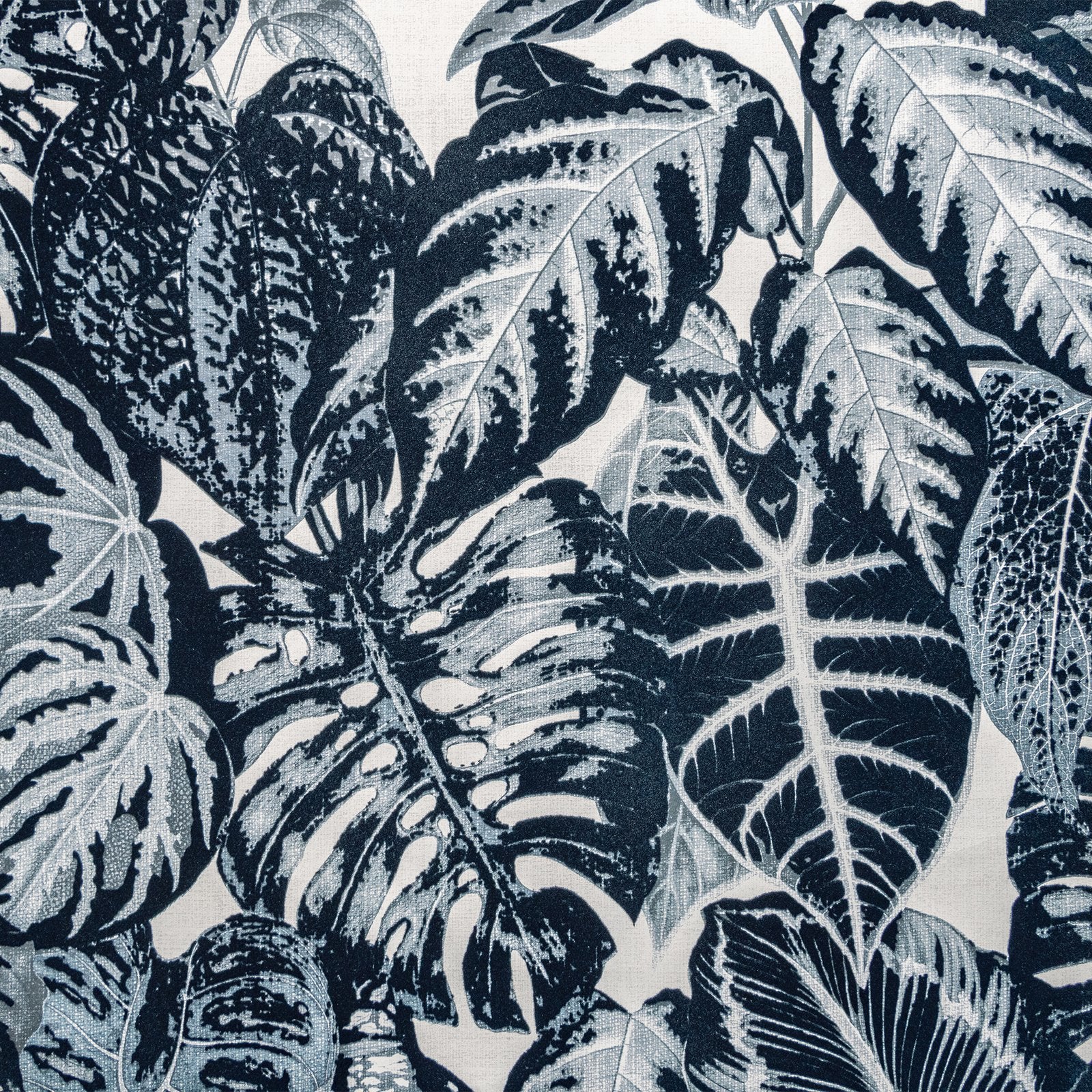 Elephant Leaf wallpaper in blue color - pattern number GH81264-23 - by Galerie in the Feel collection