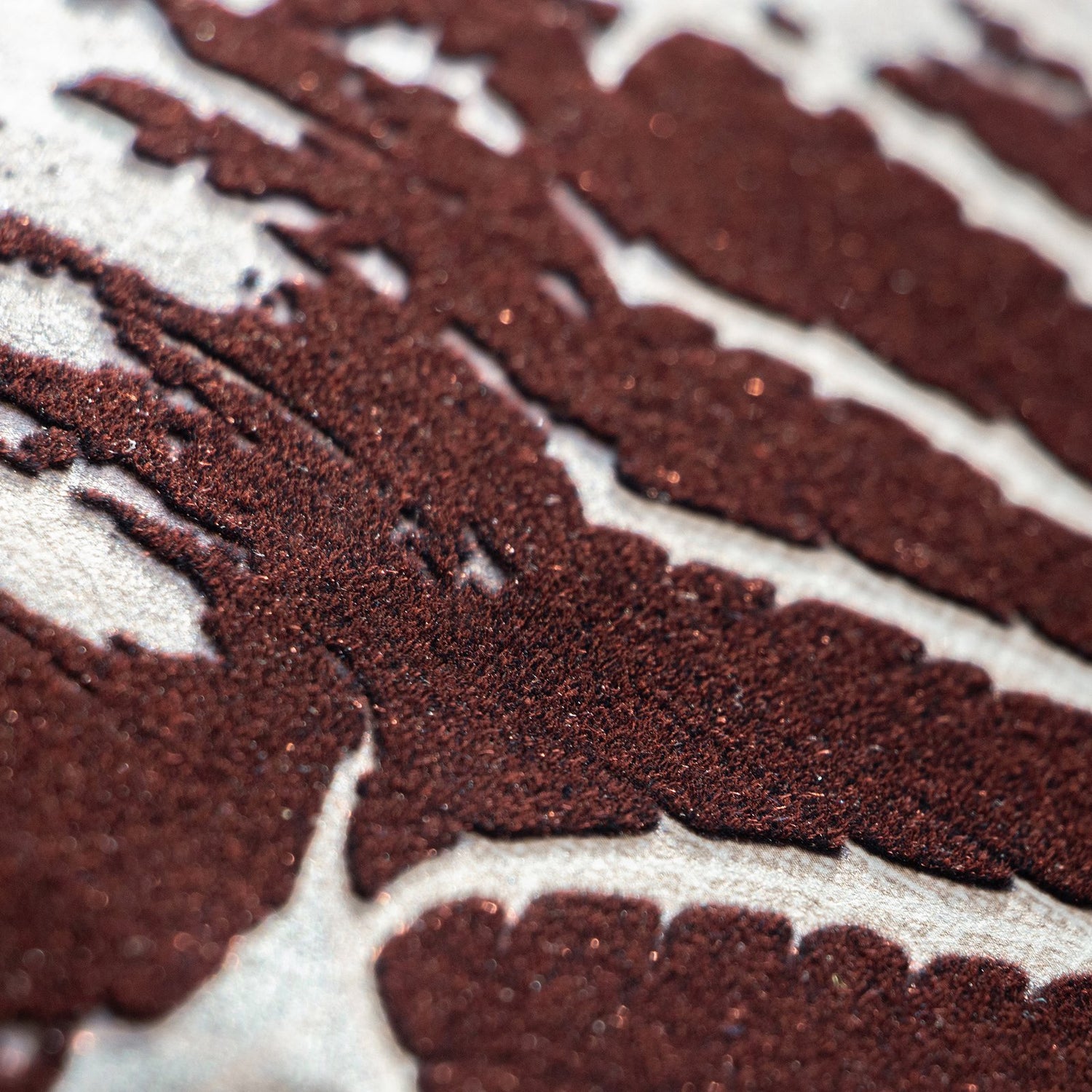 Elephant Leaf wallpaper in red color - pattern number GH81265-23 - by Galerie in the Feel collection
