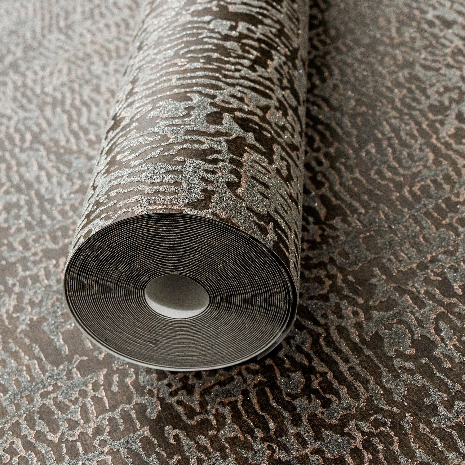 Alpine Reptile wallpaper in bronze brown color - pattern number GH81266-23 - by Galerie in the Feel collection