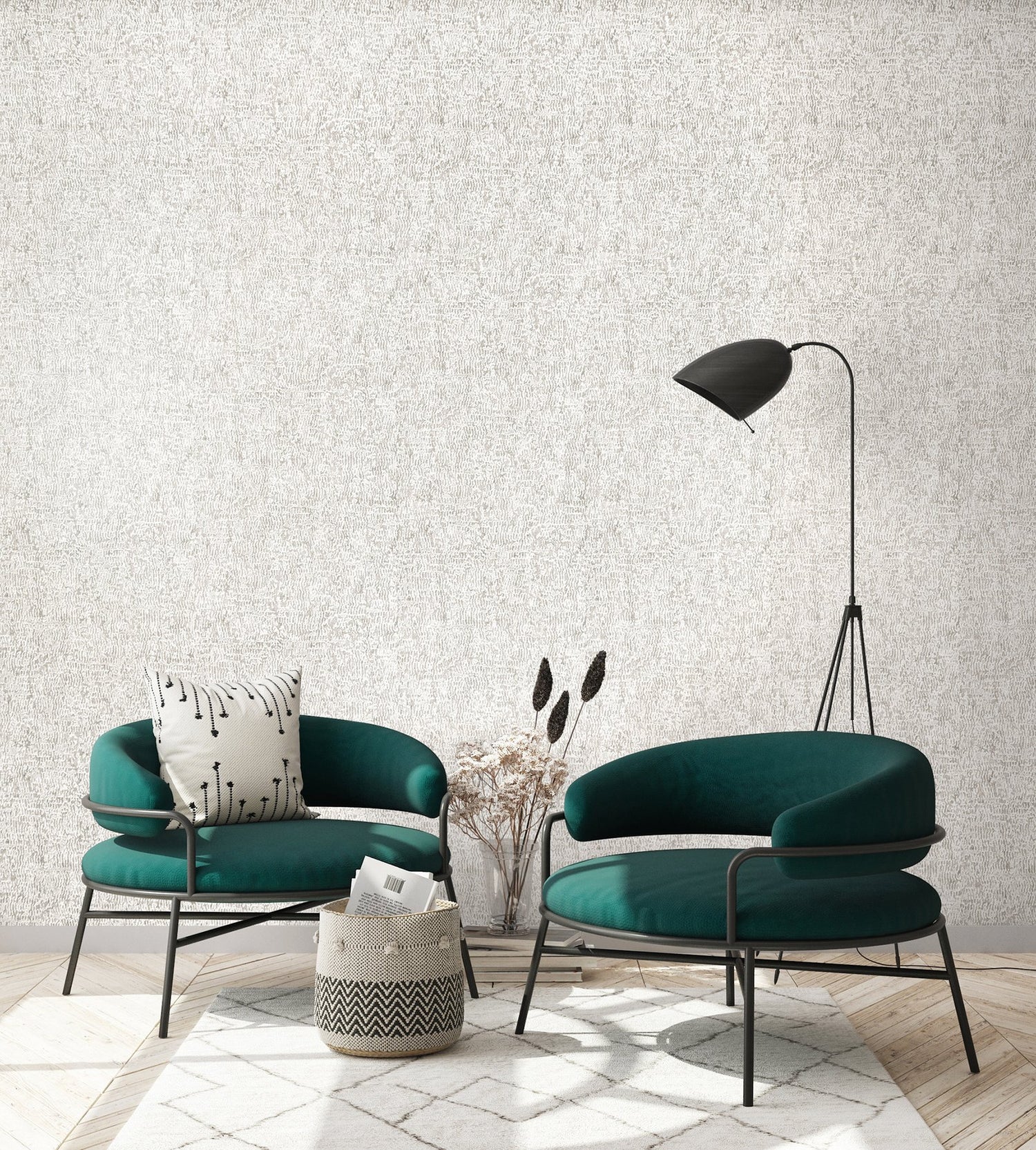 Alpine Reptile wallpaper in cream color - pattern number GH81268-23 - by Galerie in the Feel collection