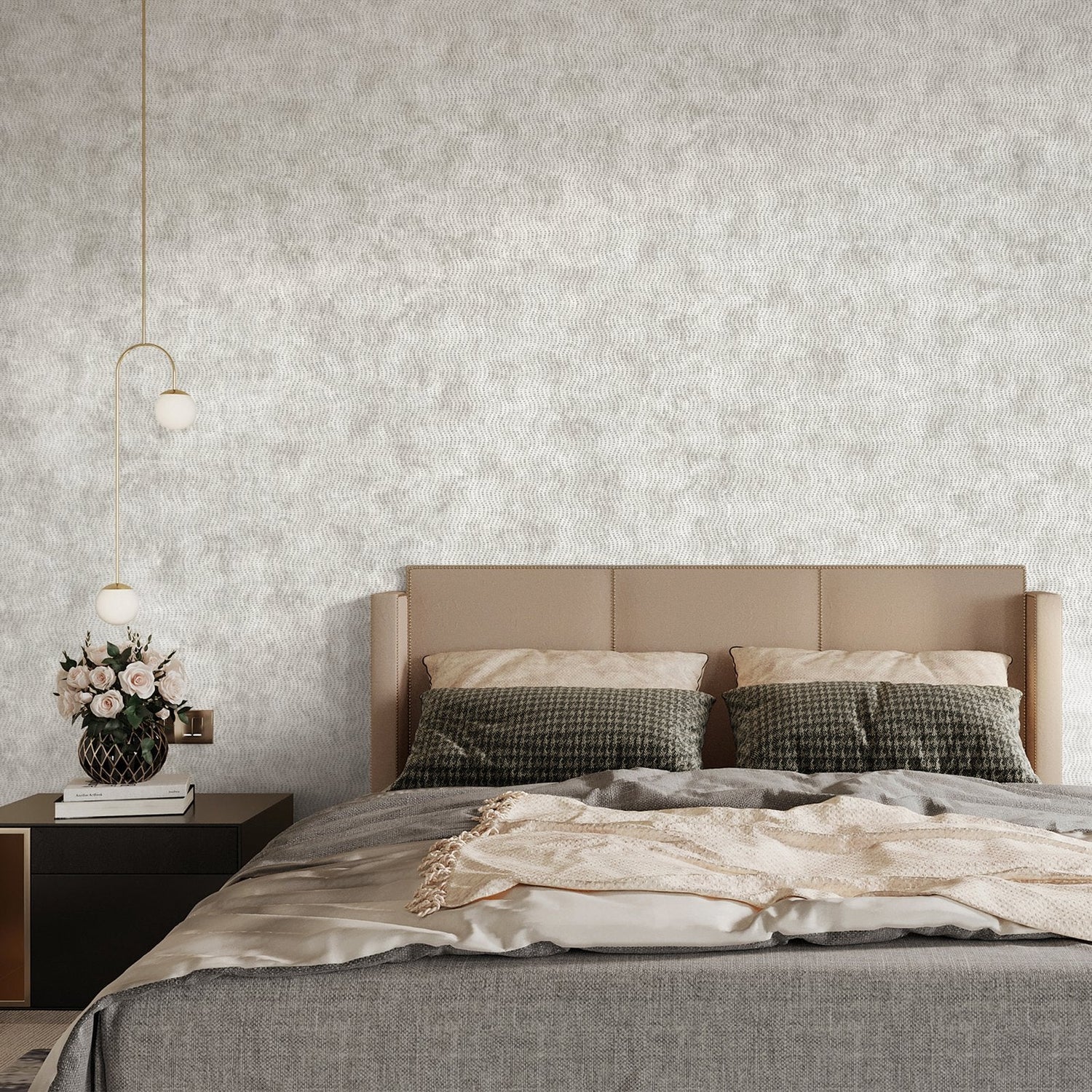 Cord wallpaper in silver grey color - pattern number GH81287-23 - by Galerie in the Precious collection