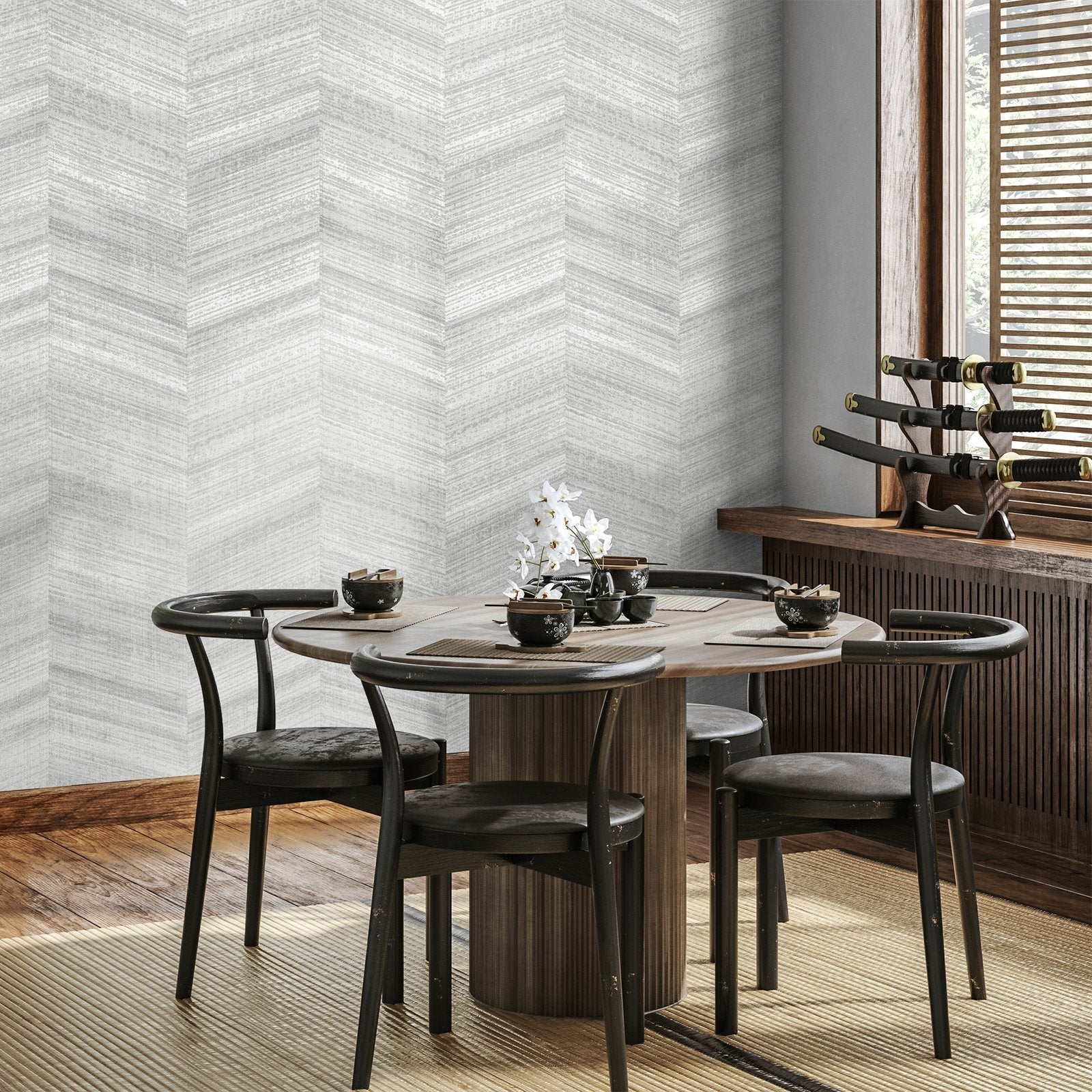 Vetro wallpaper in beige color - pattern number GH81325-23 - by Galerie in the Salt collection