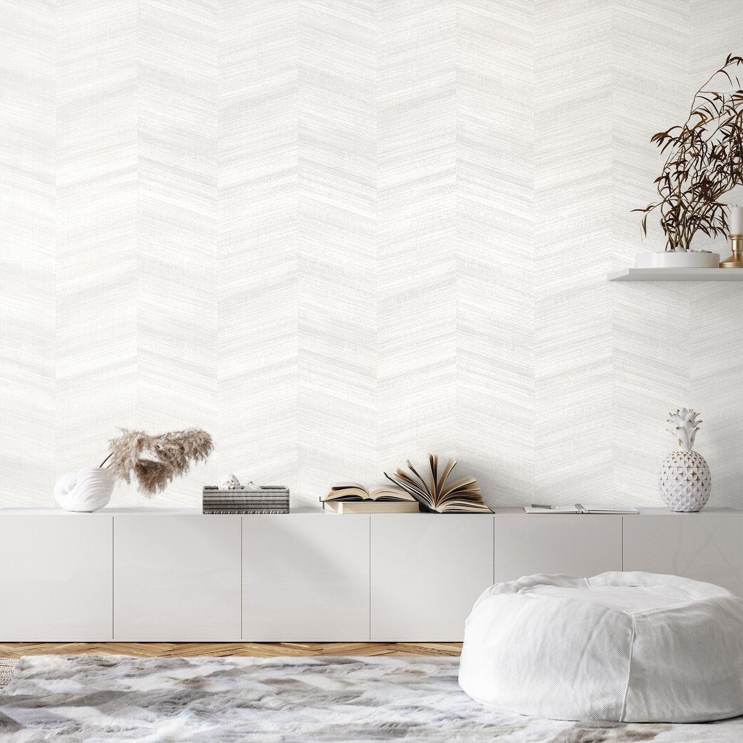 Vetro wallpaper in cream color - pattern number GH81328-23 - by Galerie in the Salt collection