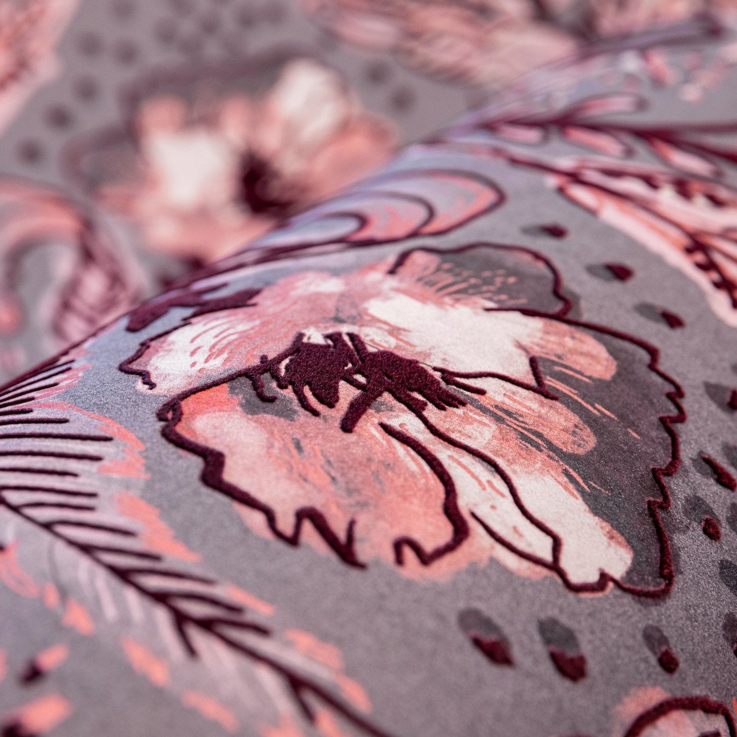 Wild Garden wallpaper in pink color - pattern number GH81331-23 - by Galerie in the Pepper collection