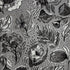 Wild Garden wallpaper in silver grey color - pattern number GH81335-23 - by Galerie in the Pepper collection