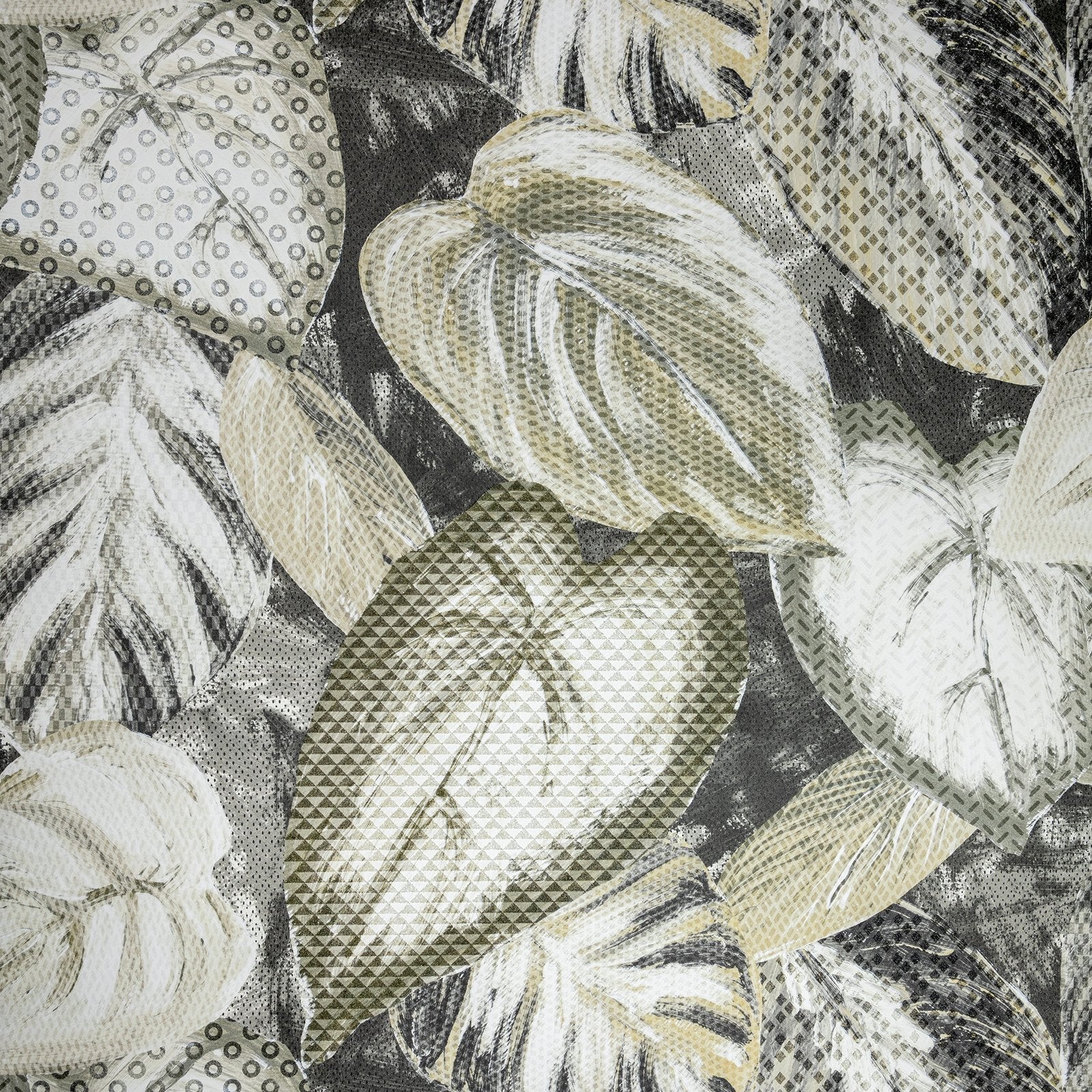 Ficus wallpaper in silver grey color - pattern number GH81343-23 - by Galerie in the Pepper collection