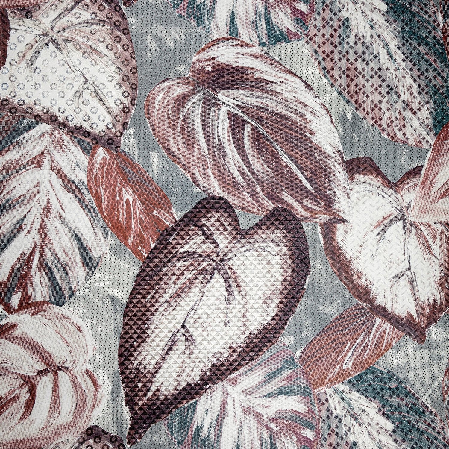 Ficus wallpaper in red color - pattern number GH81348-23 - by Galerie in the Pepper collection