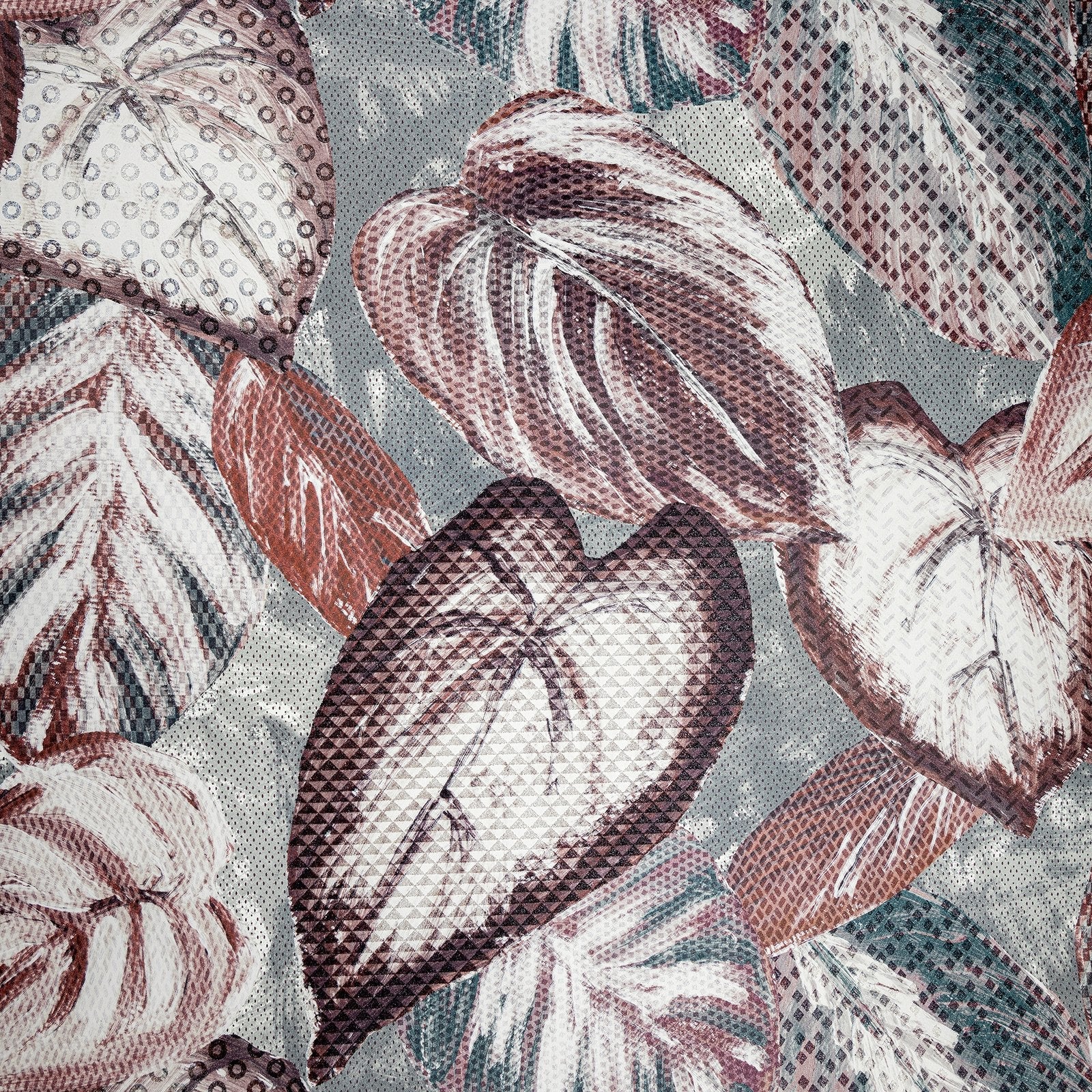 Ficus wallpaper in red color - pattern number GH81348-23 - by Galerie in the Pepper collection