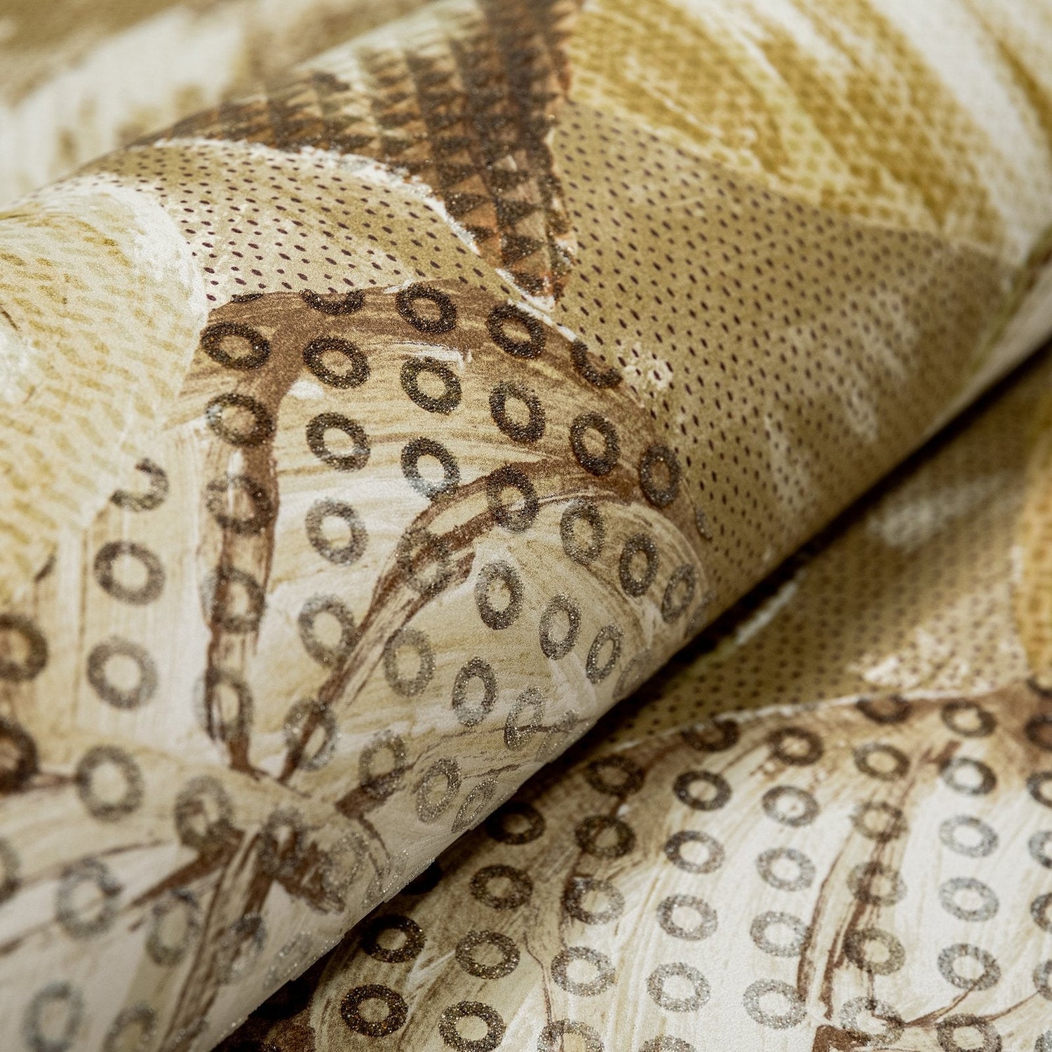 Ficus wallpaper in yellow color - pattern number GH81349-23 - by Galerie in the Pepper collection