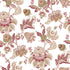 Jacobin Garden Wallpaper in Red color - pattern number 8302 - by Galerie in the Blooming Garden collection