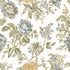 Oriente Garden Wallpaper in Blue color - pattern number 8305 - by Galerie in the Blooming Garden collection