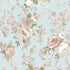 Rose Victoria Garden Wallpaper in Blue color - pattern number 8311 - by Galerie in the Blooming Garden collection