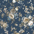 Rose Victoria Garden Wallpaper in Blue color - pattern number 8313 - by Galerie in the Blooming Garden collection