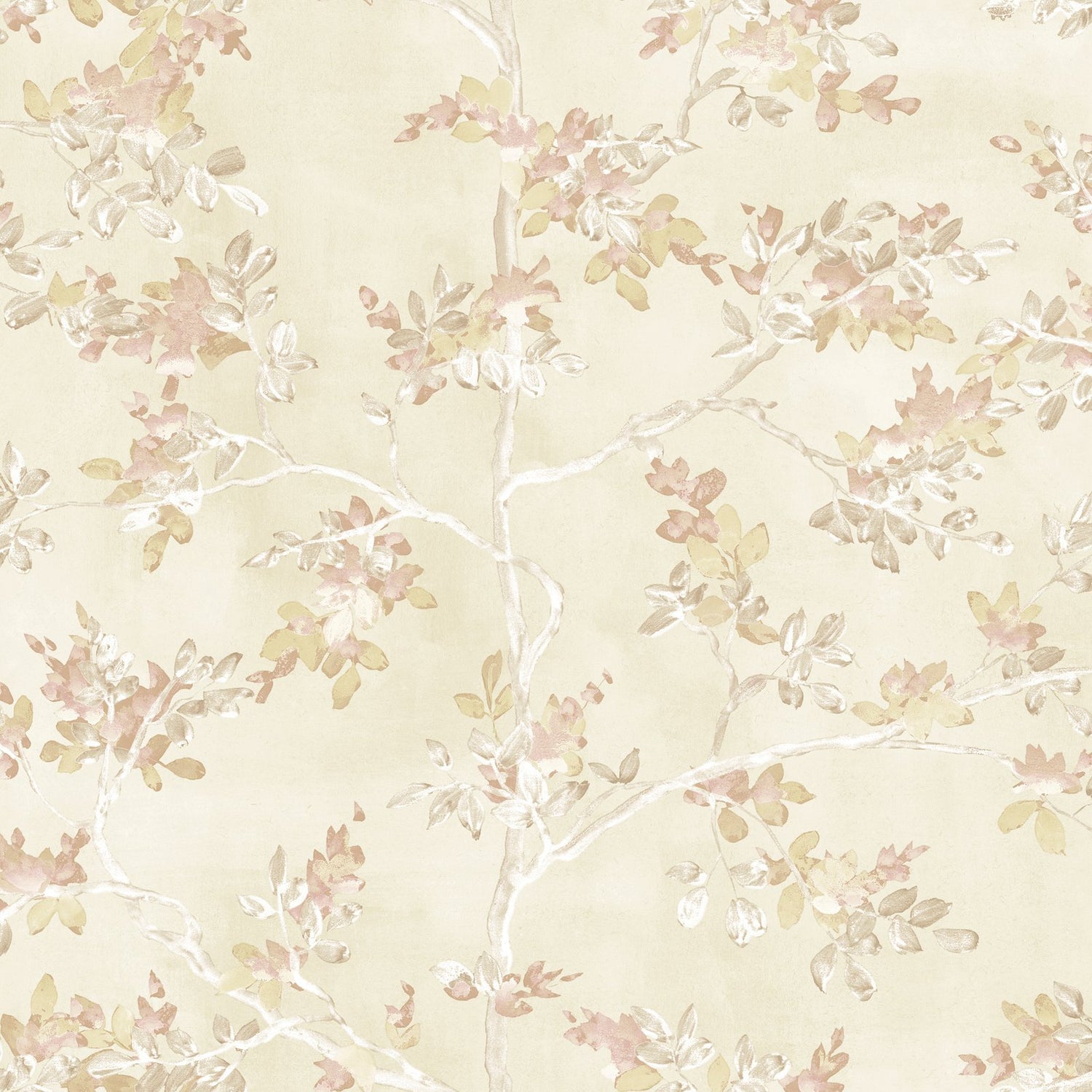 Pesco Garden Wallpaper in Beige color - pattern number 8320 - by Galerie in the Blooming Garden collection