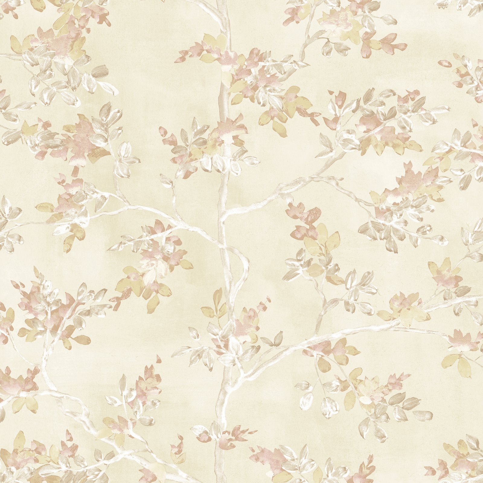 Pesco Garden Wallpaper in Beige color - pattern number 8320 - by Galerie in the Blooming Garden collection