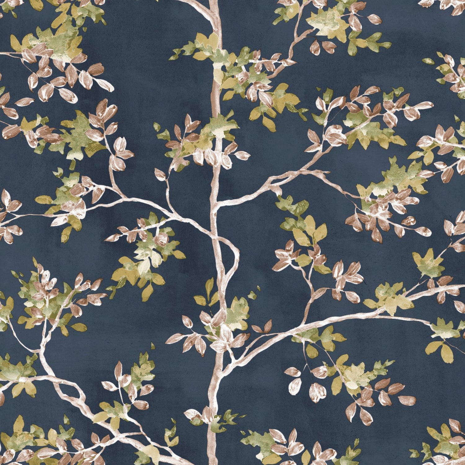 Pesco Garden Wallpaper in Blue color - pattern number 8322 - by Galerie in the Blooming Garden collection