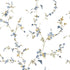 Fiorellino Edra Wallpaper in Blue color - pattern number 8336 - by Galerie in the Blooming Garden collection