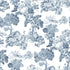 Toile Garden Wallpaper in Blue color - pattern number 8342 - by Galerie in the Blooming Garden collection