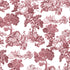 Toile Garden Wallpaper in Red color - pattern number 8343 - by Galerie in the Blooming Garden collection